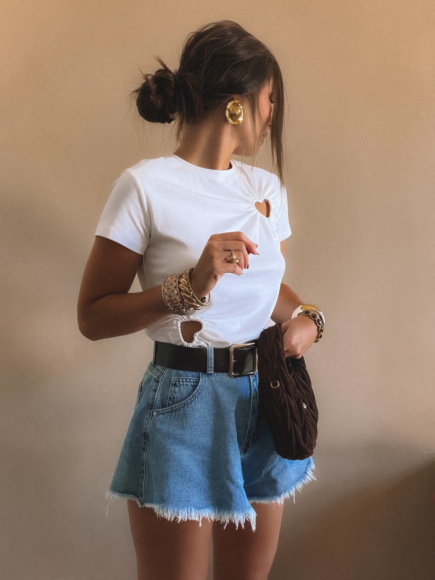 T-Shirt Valentine Blanc
