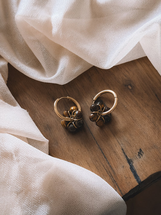 Boucles Gaïa Caramel