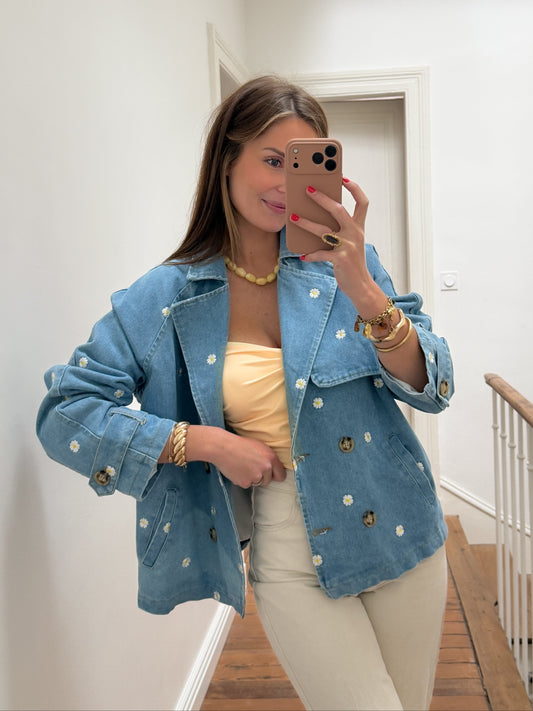Veste en Jean Daisy