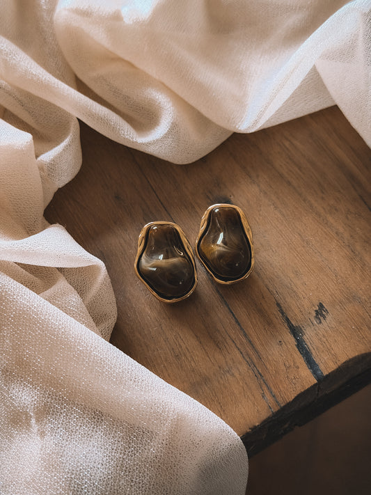 Boucles Esmée Marron