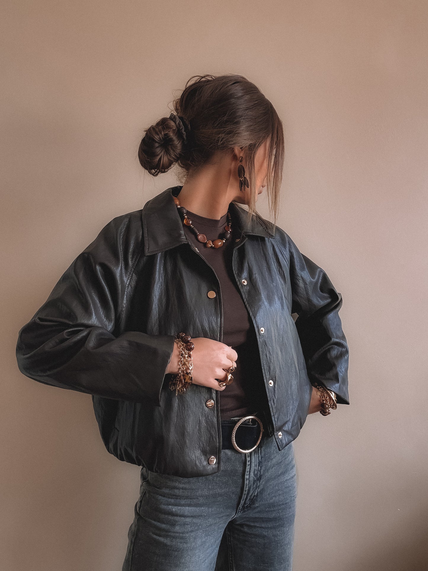Veste Noa Prune Foncé