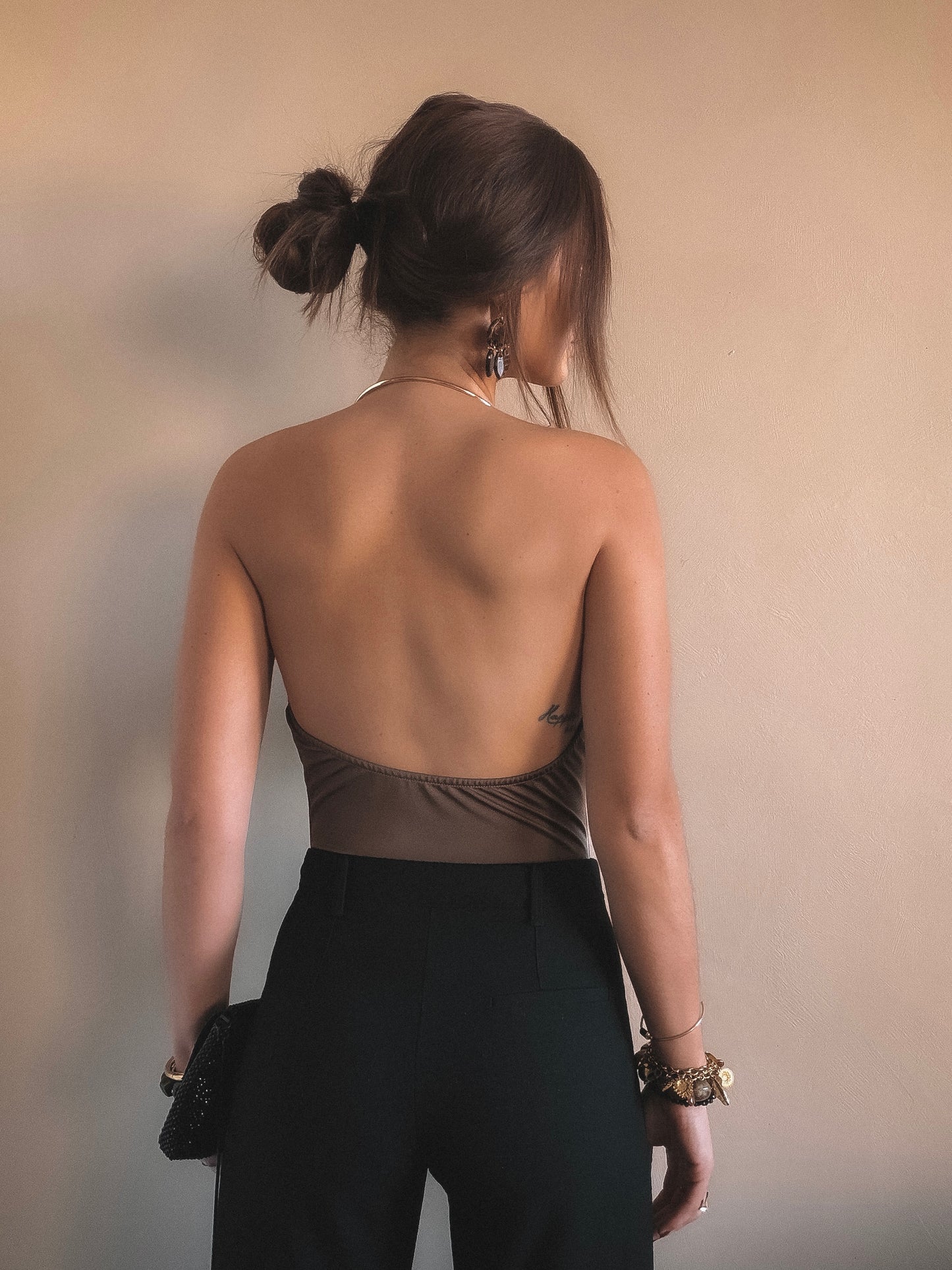 Top Dos Nu Elora Marron