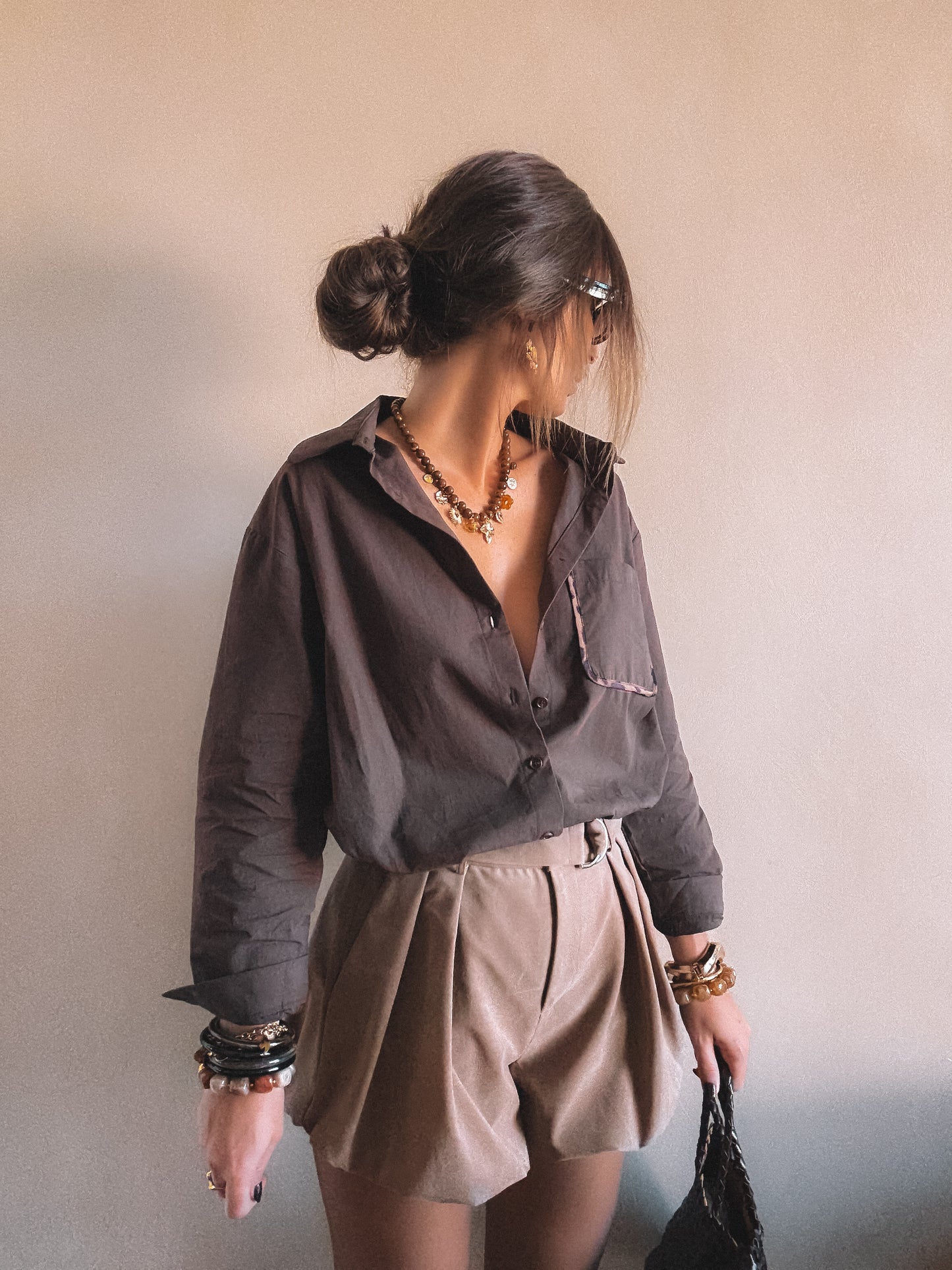 Short ballon ELYN Taupe