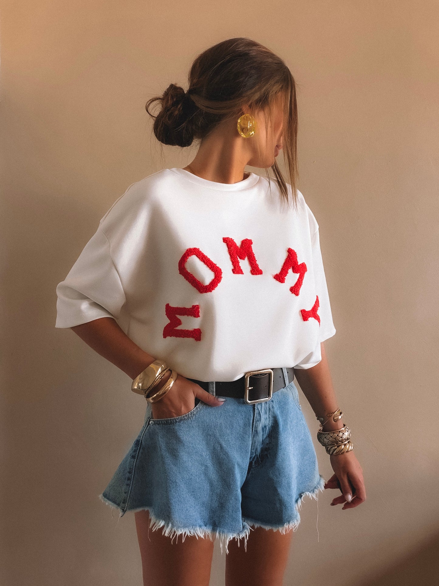 T-Shirt MOMMY Blanc