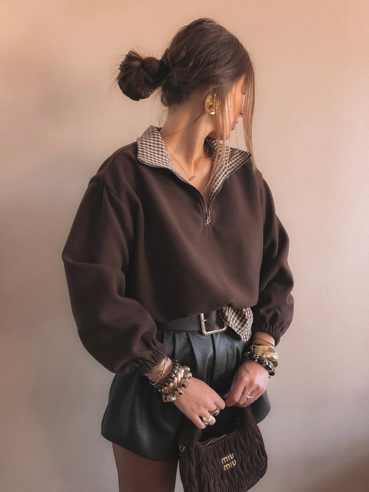 Sweat Romy Marron