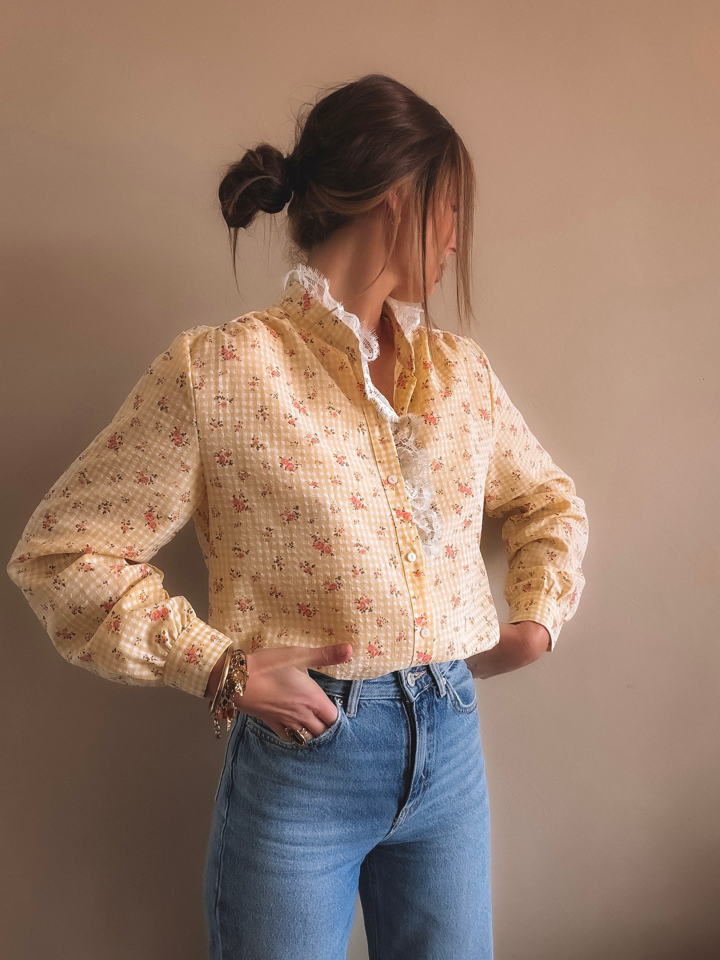 Chemise Anna Liberty Jaune