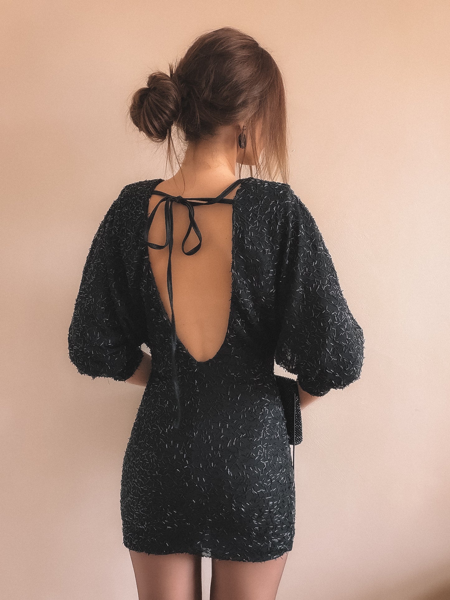 Robe Ysia Dos Nu Noir
