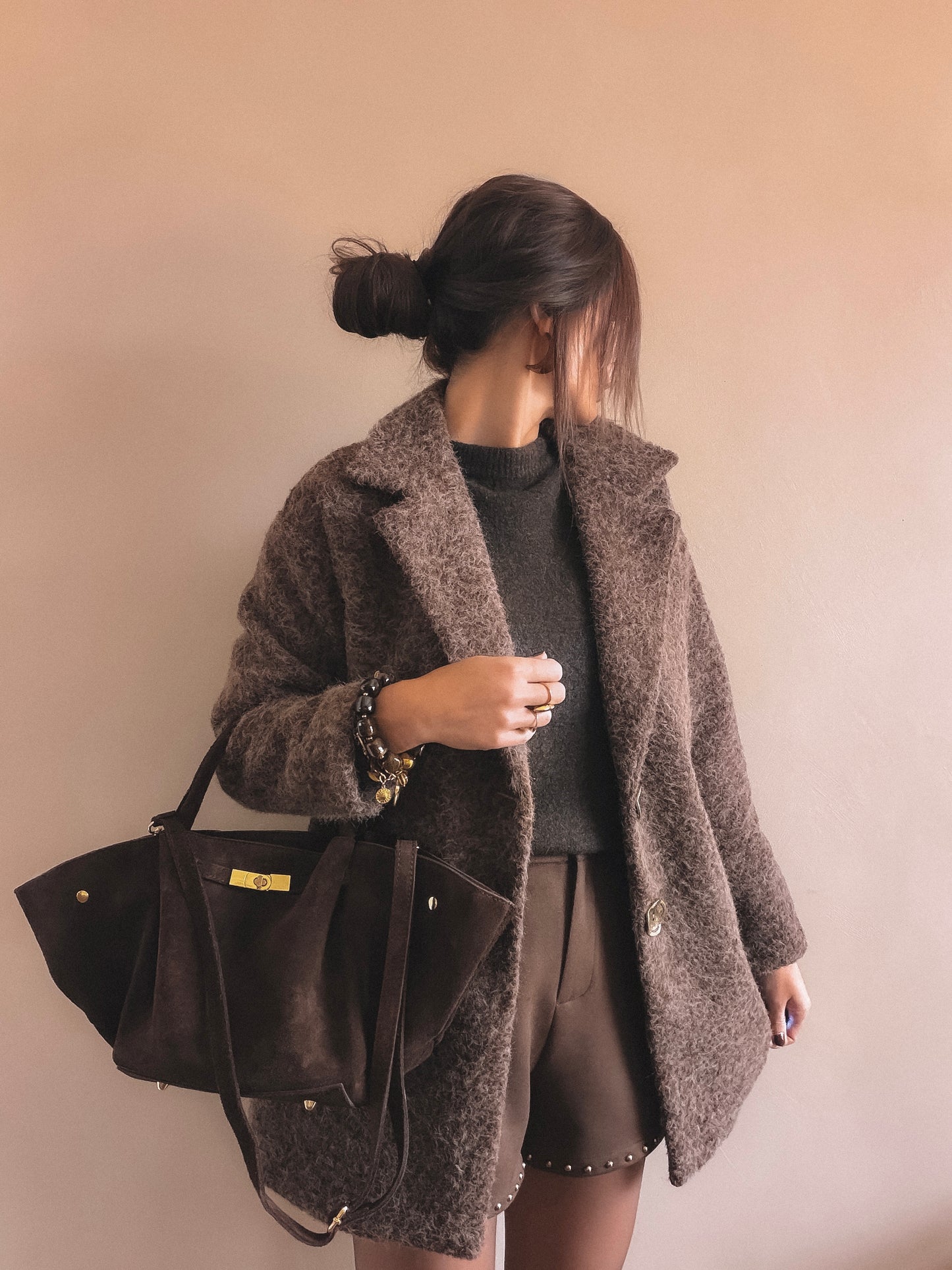 Manteau Livia Marron