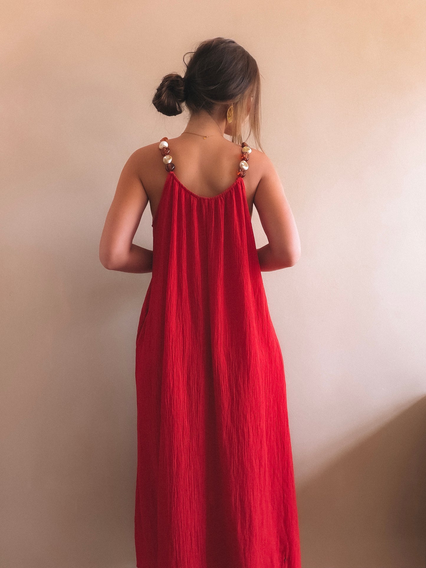 Robe Capucine Rouge