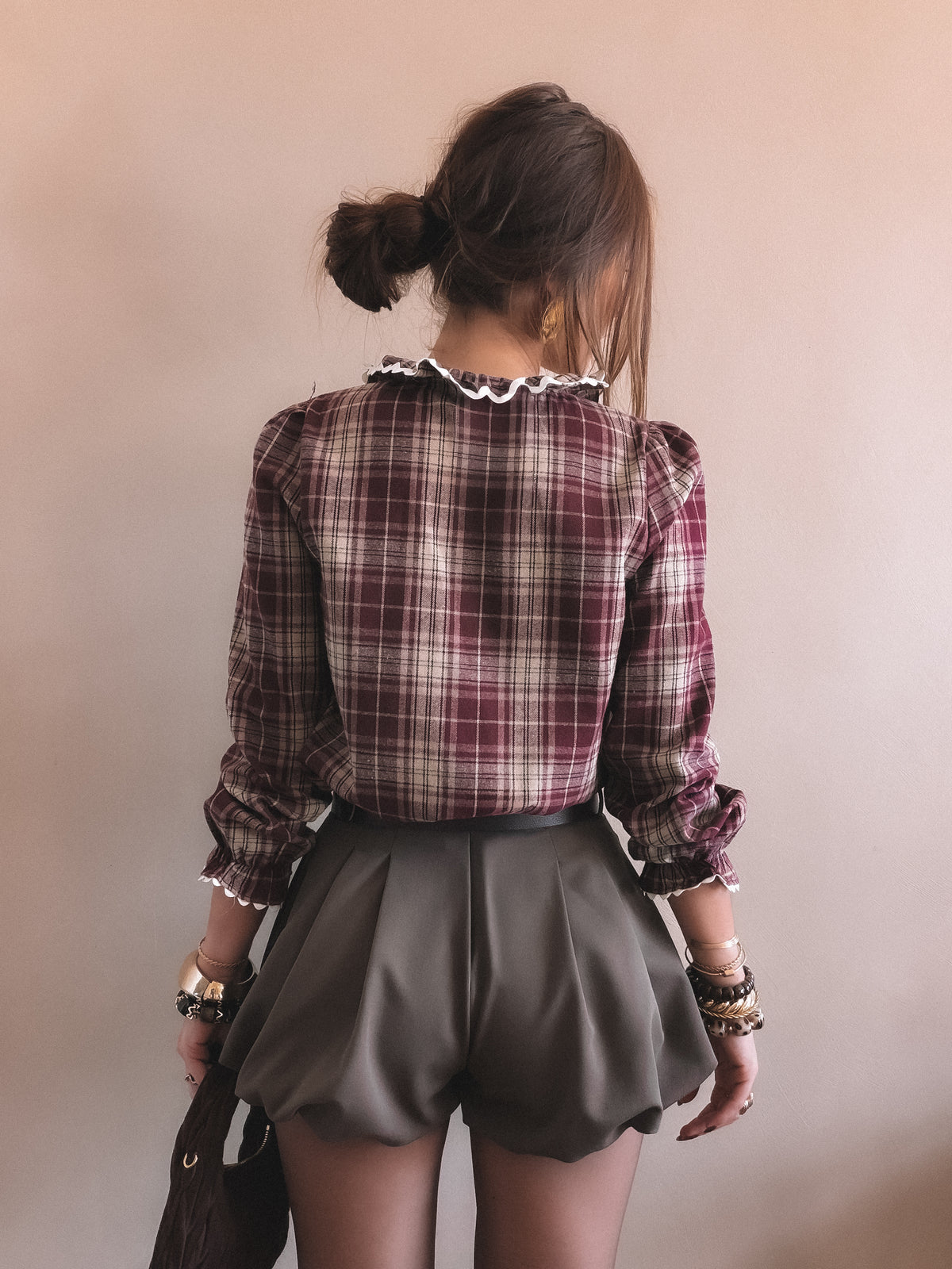 Chemise Clothilde Bordeaux