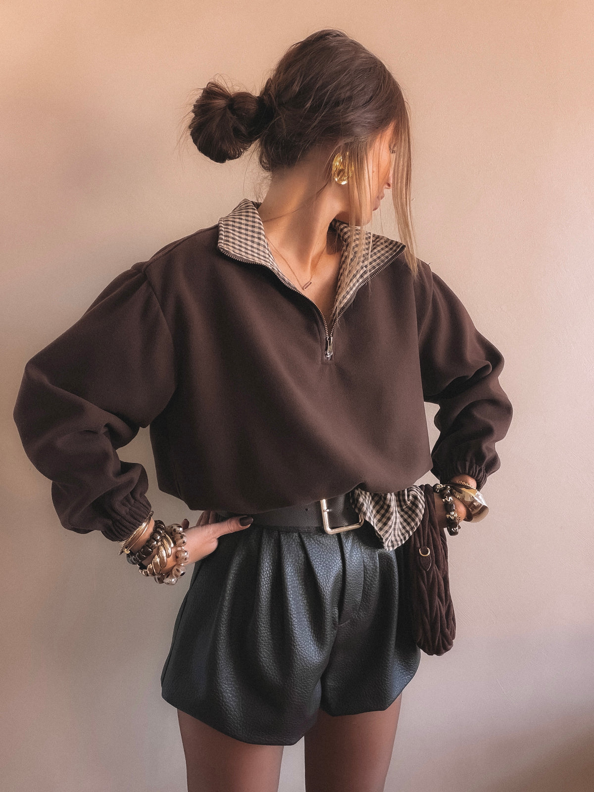 Sweat Romy Marron