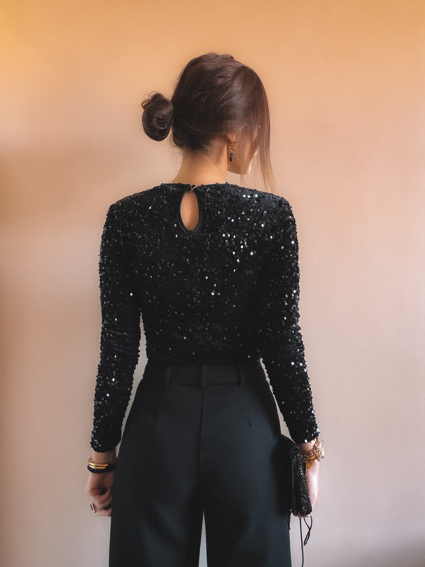 Body Lana Noir sequins
