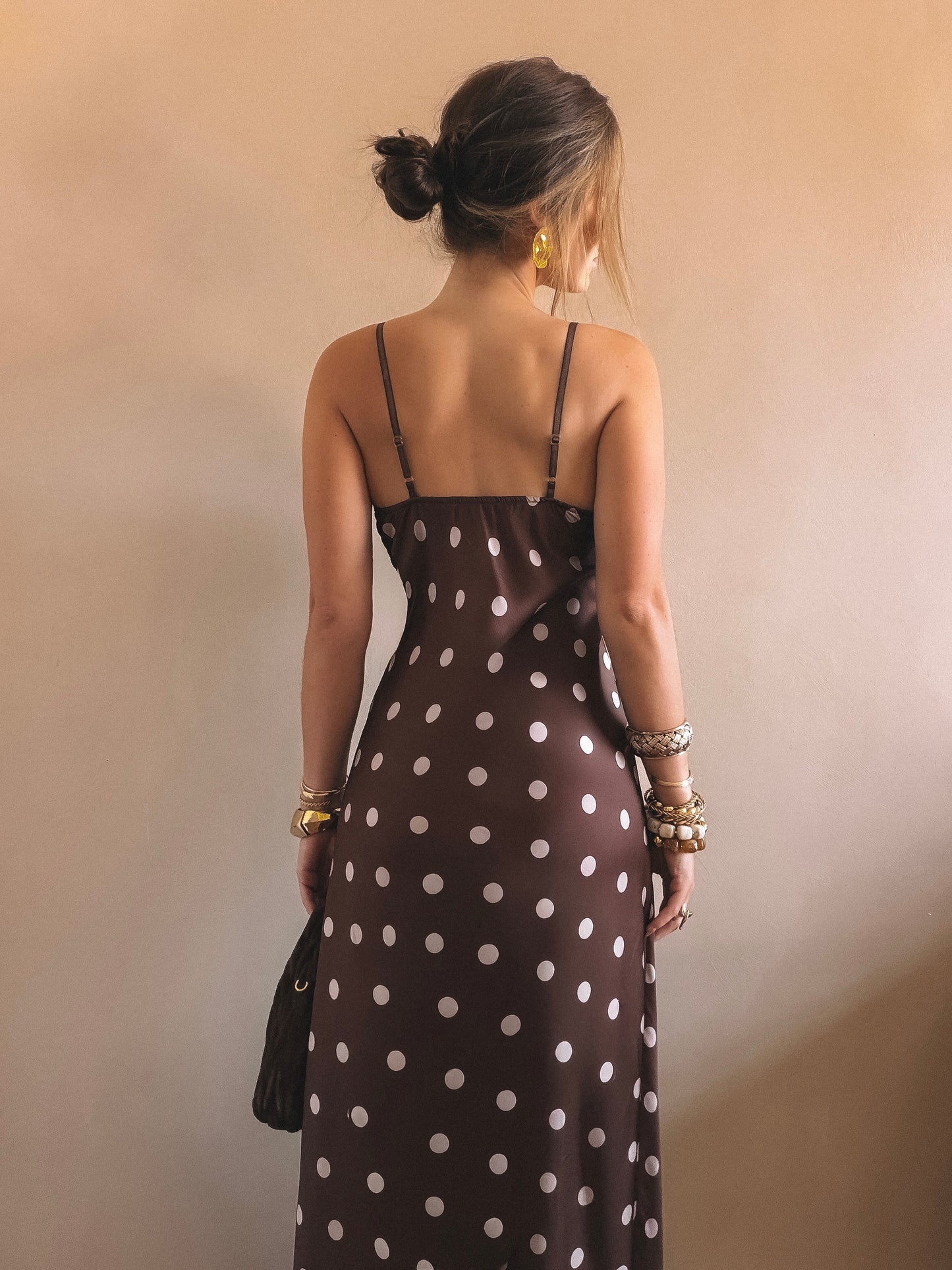 Robe Longue Victoria Marron