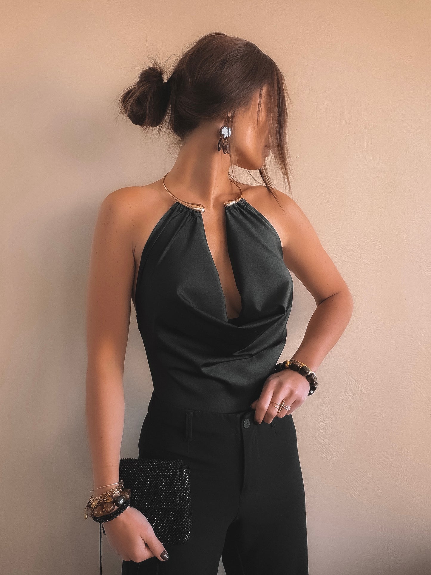 Top Dos Nu Elora Noir