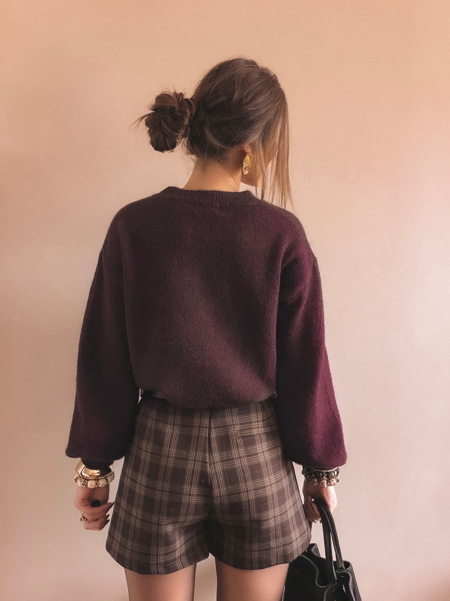 Short Maelle à carreaux