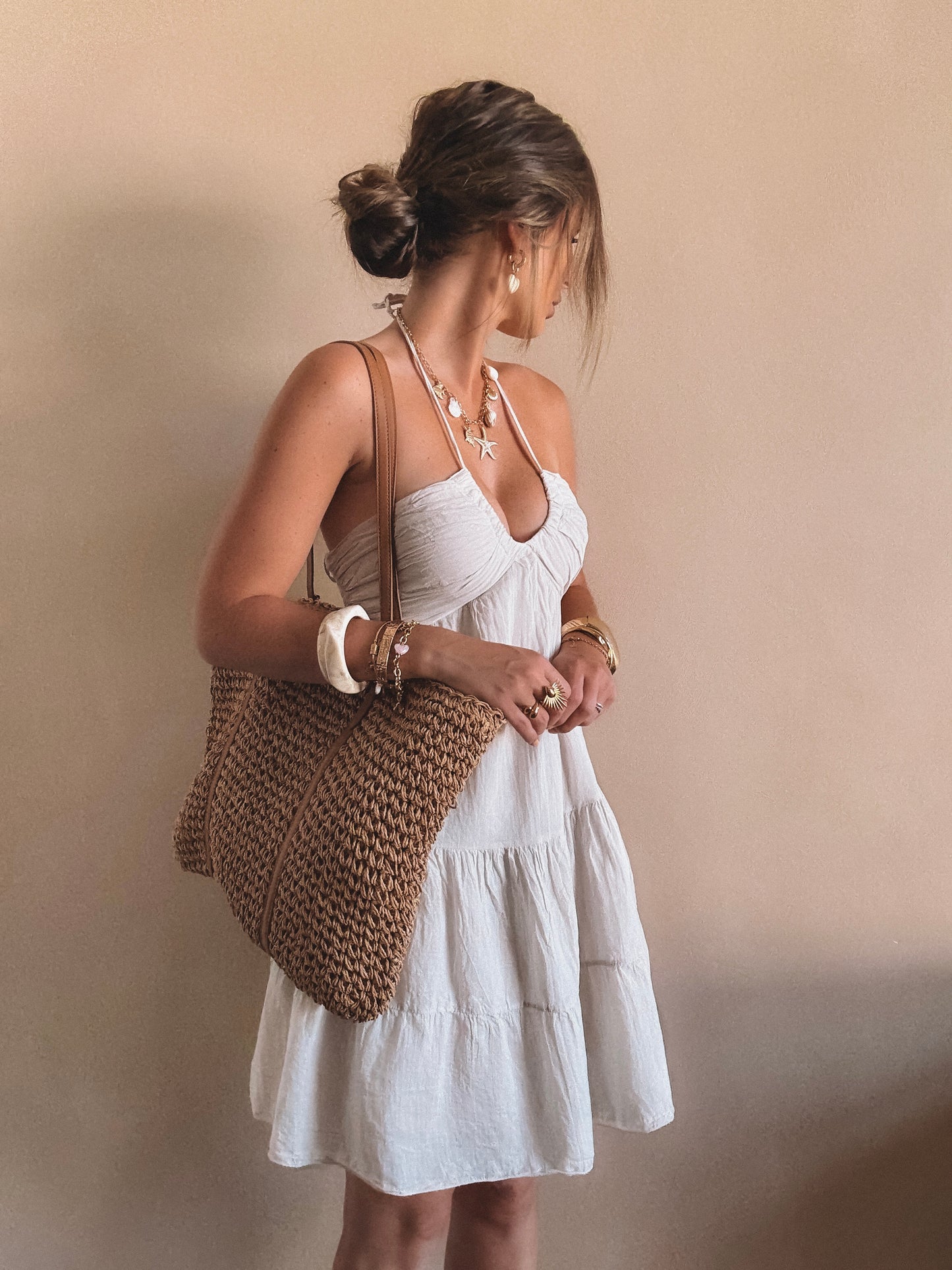 Robe Elora Beige