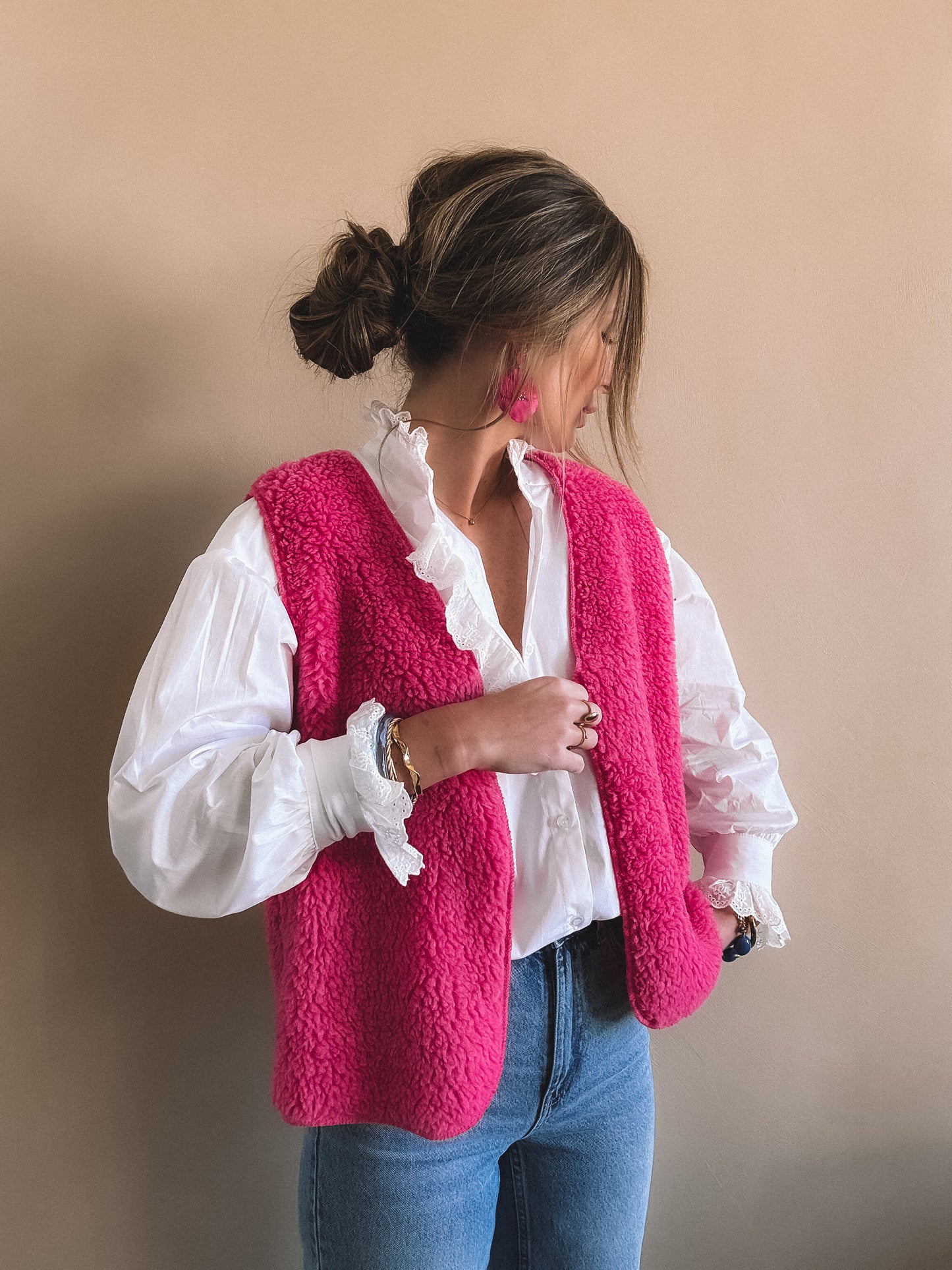 Gilet sans manches Emma rose