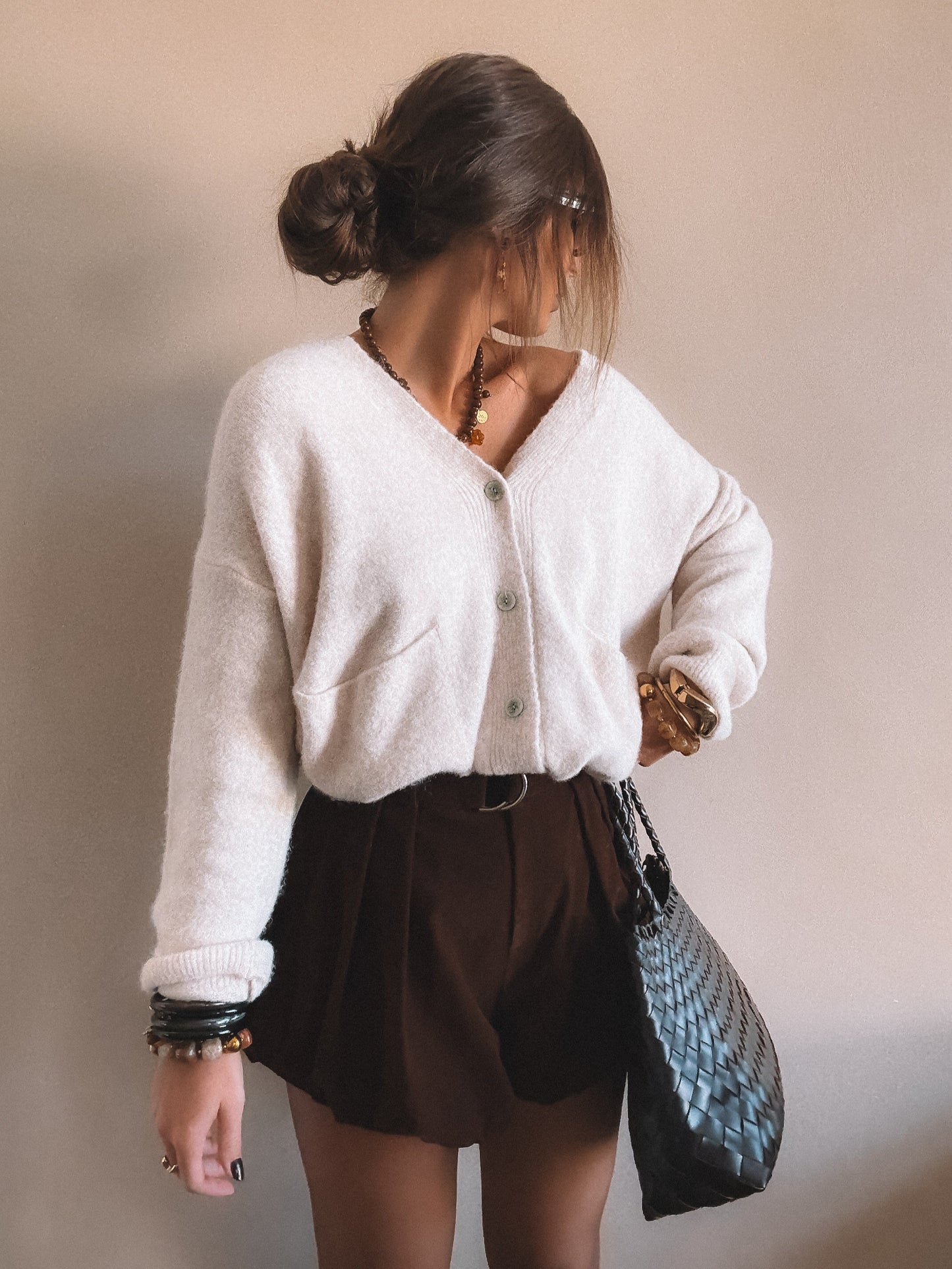 Short ballon ELYN marron