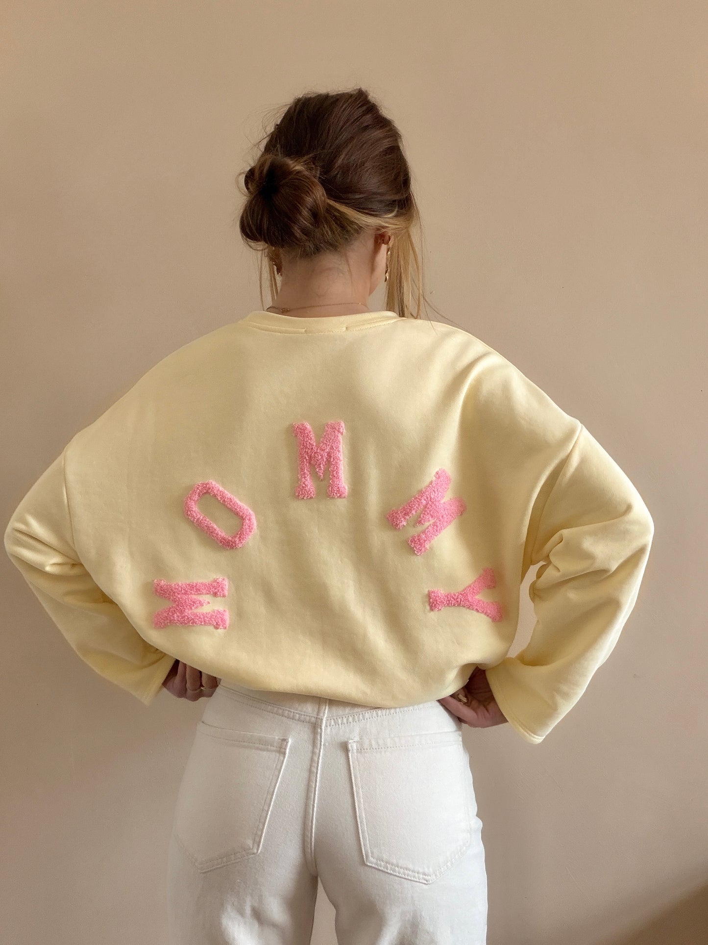 Sweat MOMMY Jaune