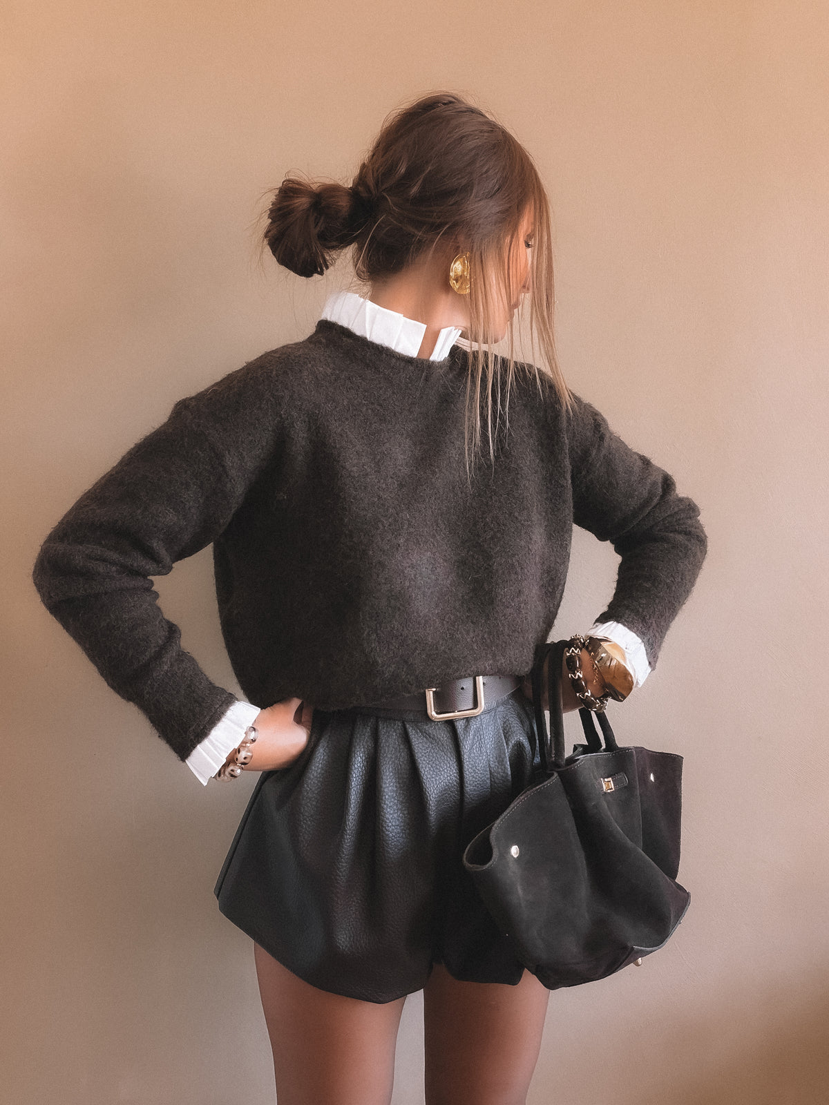 Pull Garance Marron