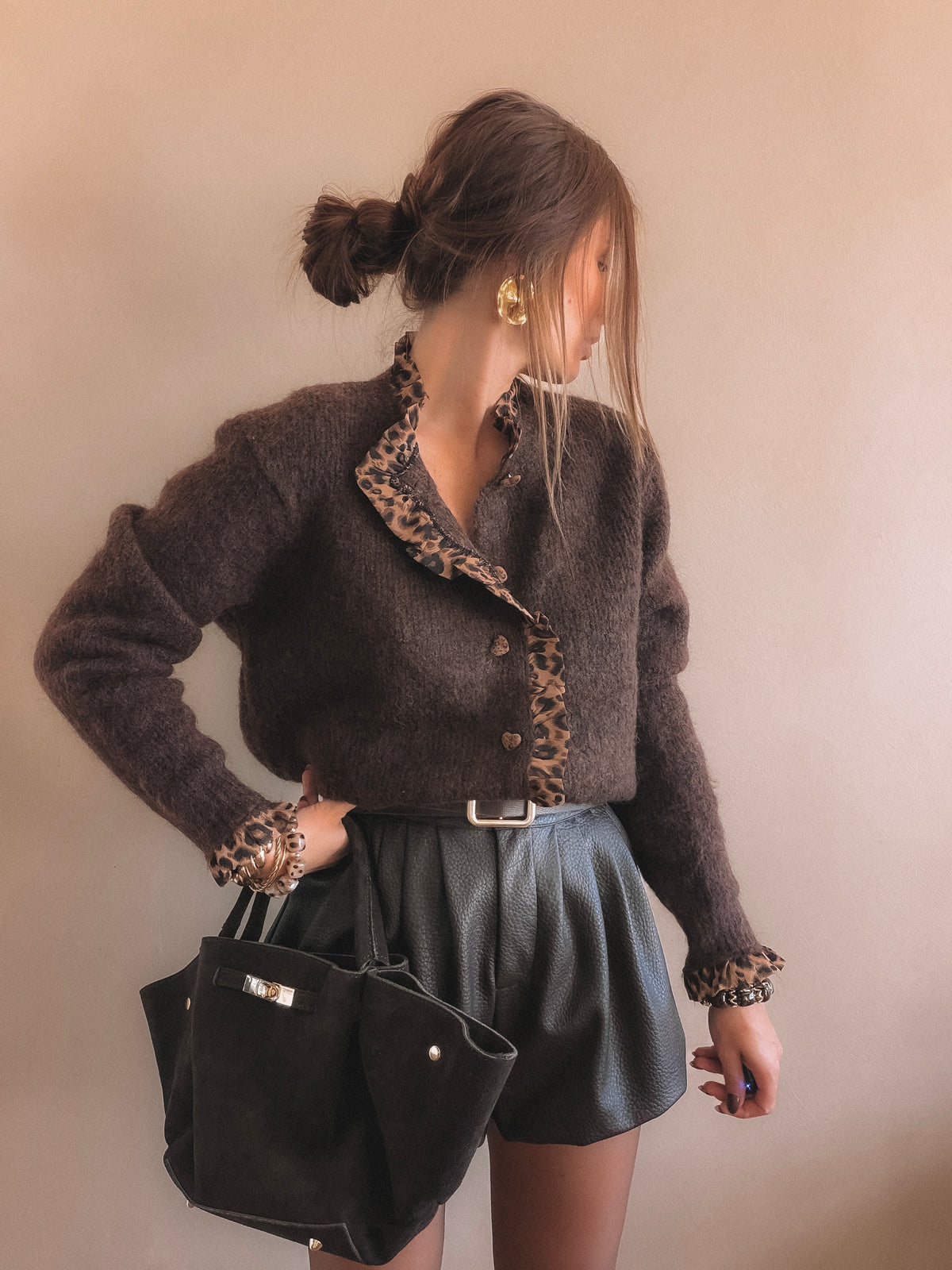 Gilet Mila Marron