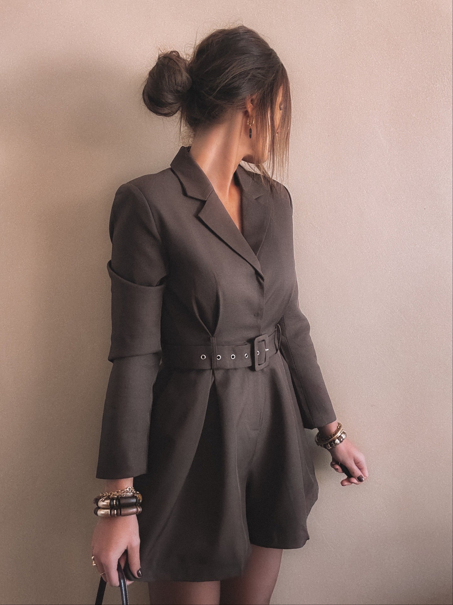 Combishort Serena Marron