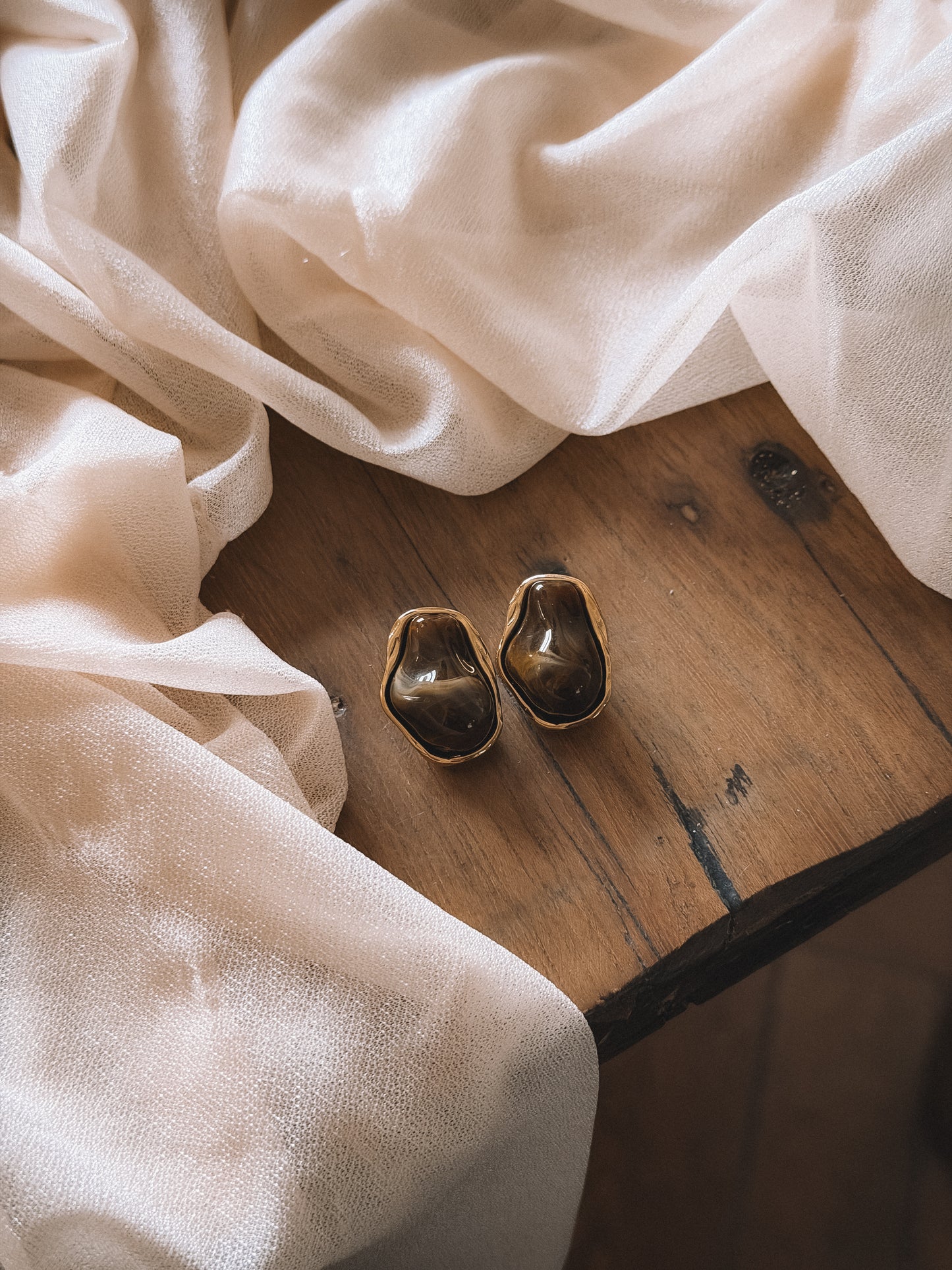 Boucles Esmée Marron