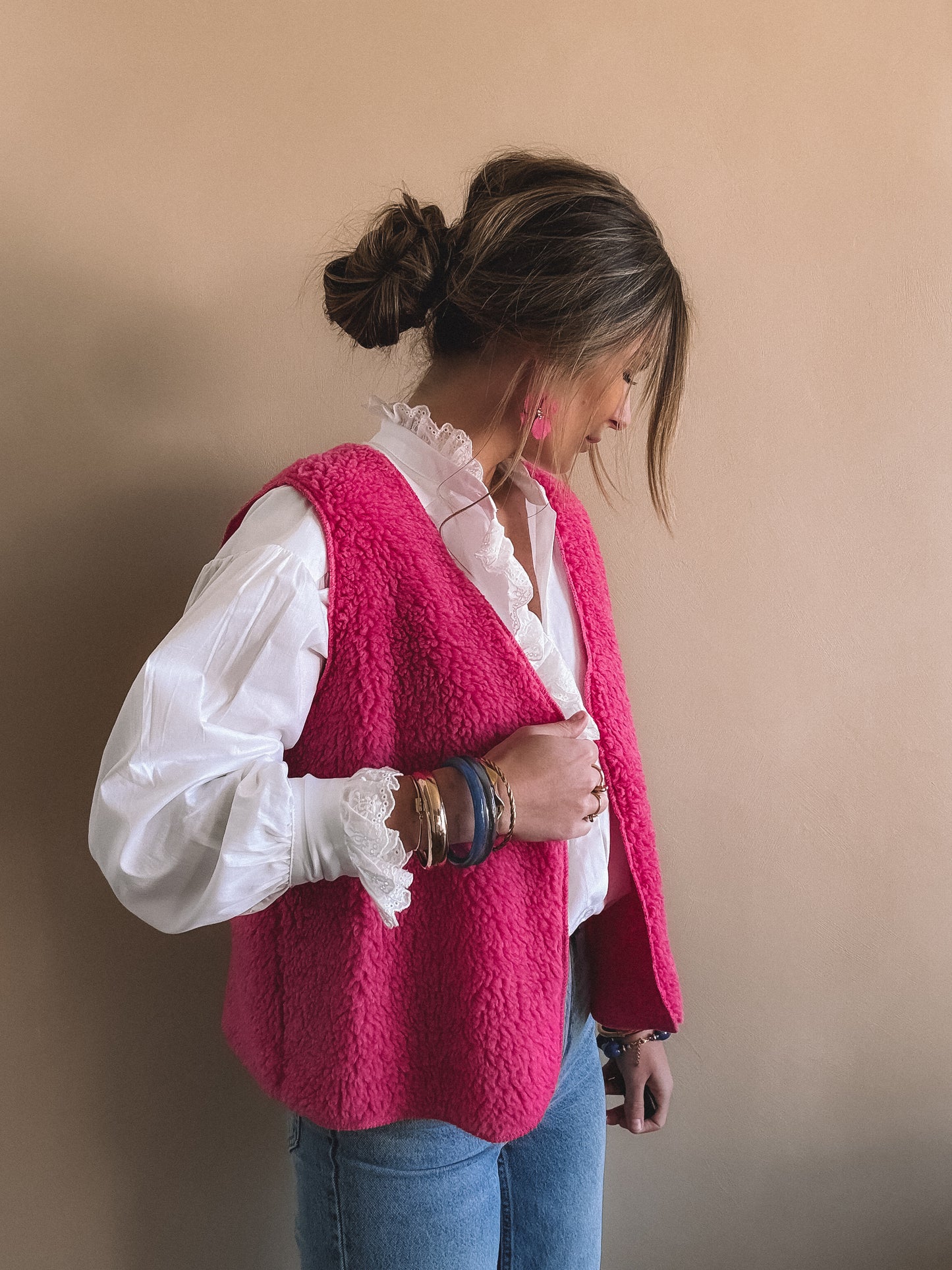 Gilet sans manches Emma rose