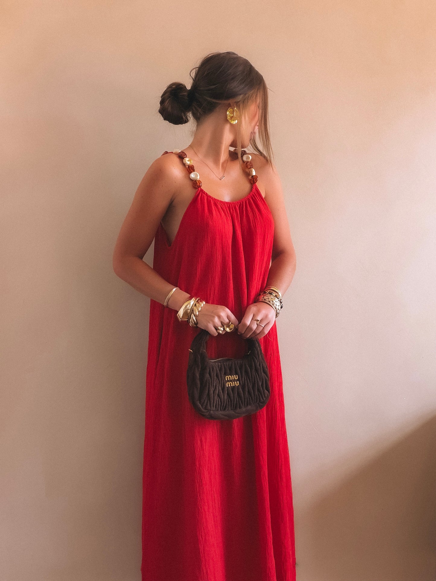 Robe Capucine Rouge