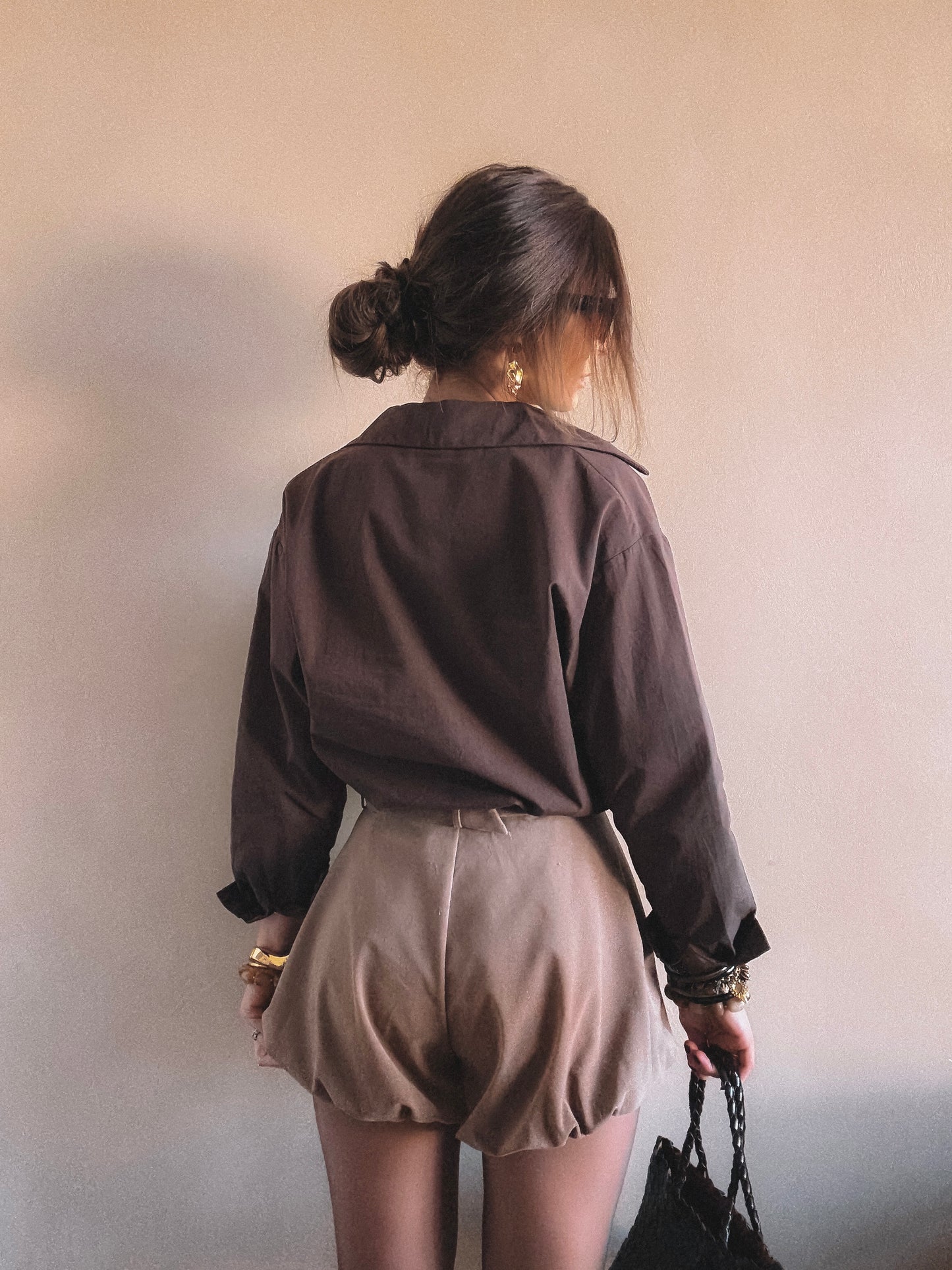 Short ballon ELYN Taupe