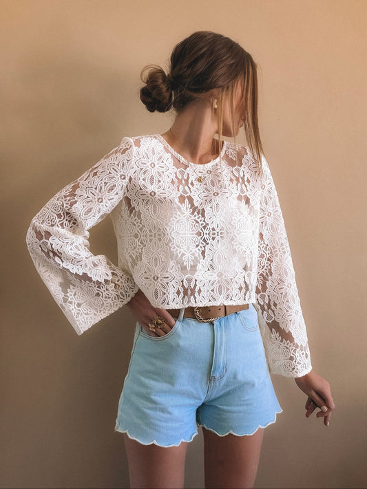 Blouse Iris Dentelle