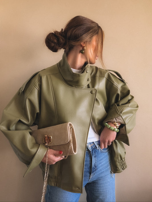 Veste Ava vert olive