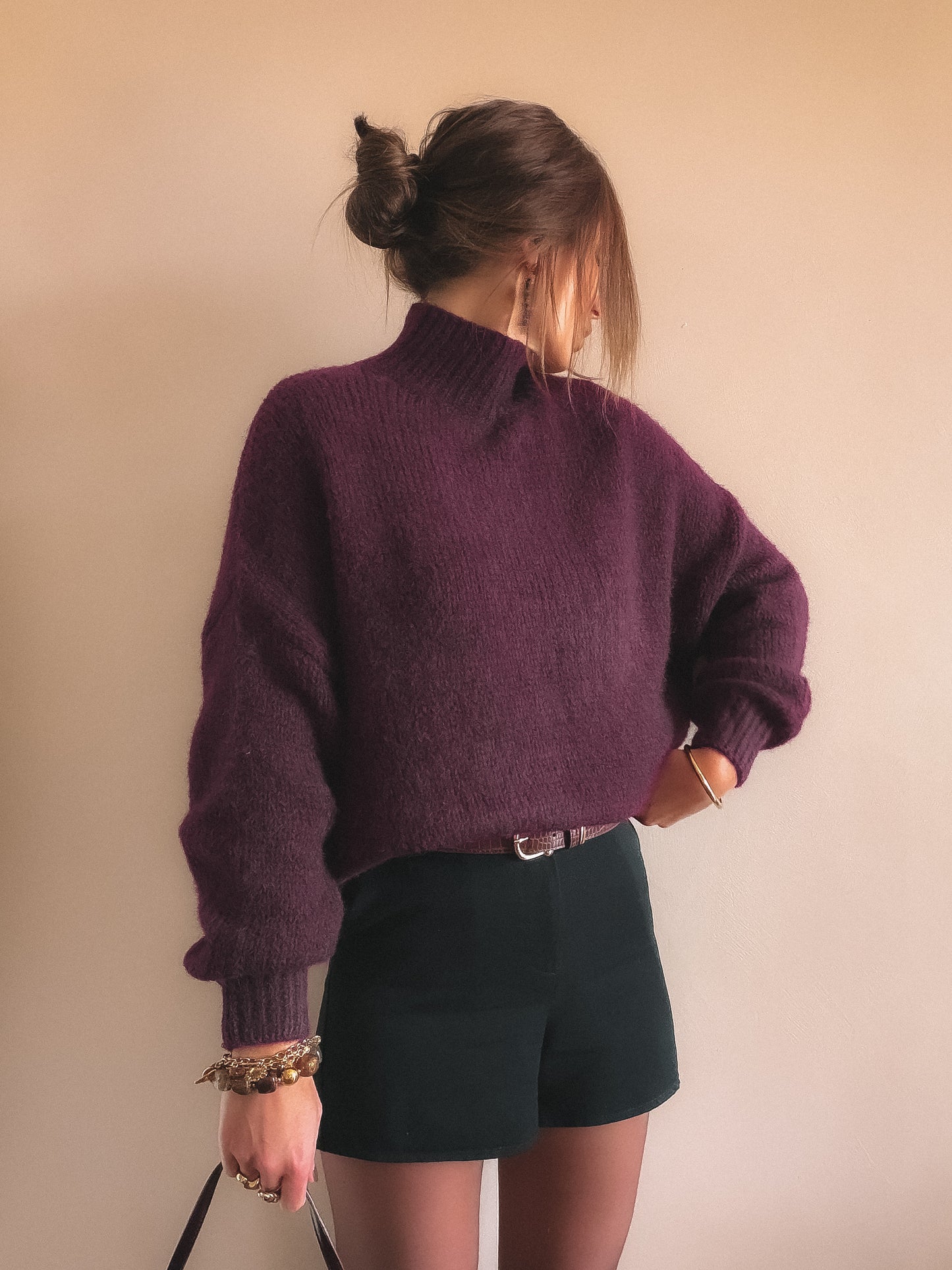 Pull Soria Bordeaux