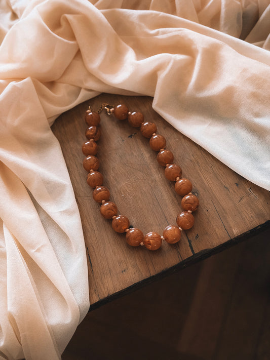 Collier Louna Caramel
