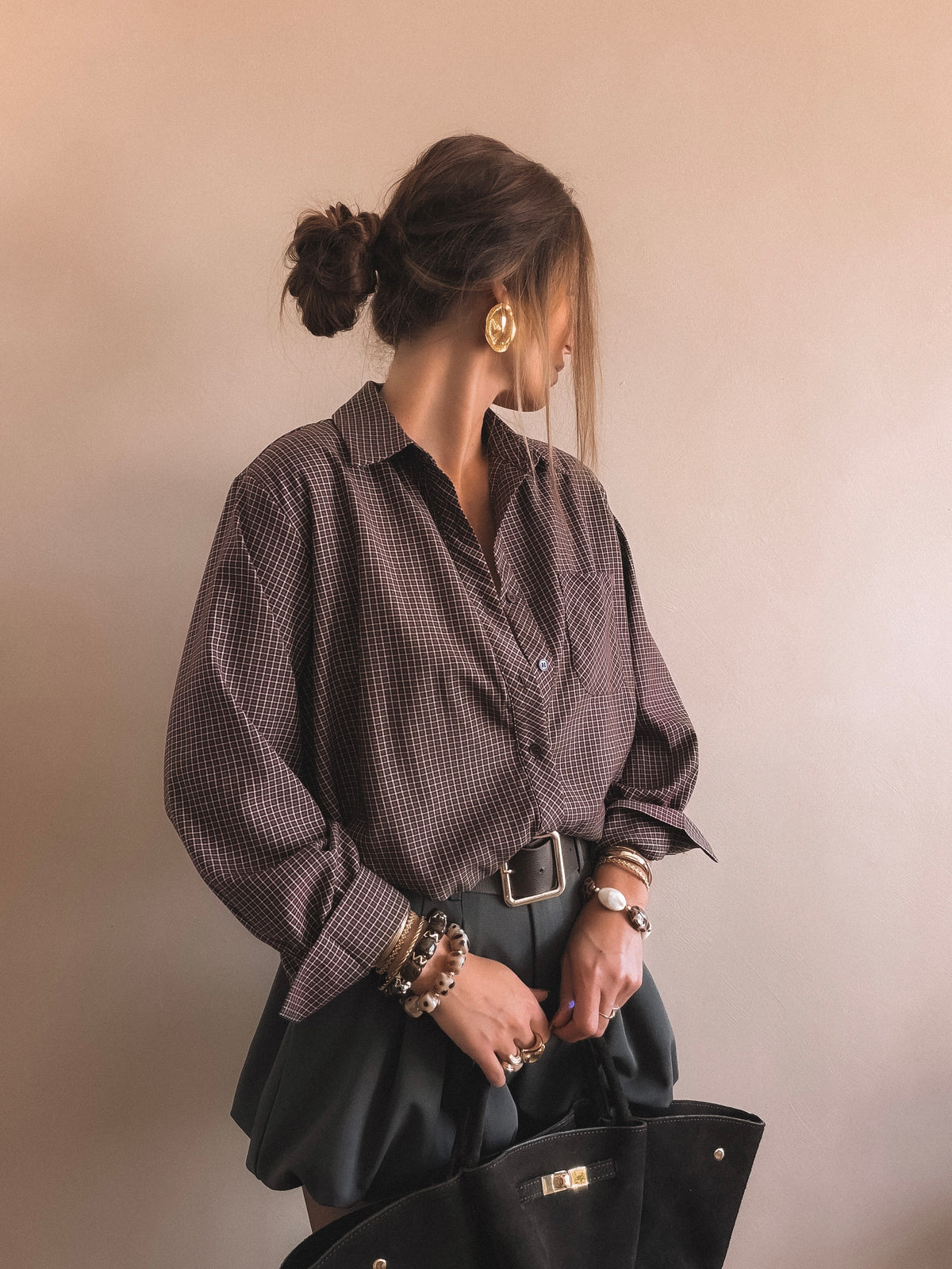 Short Zélie Taupe