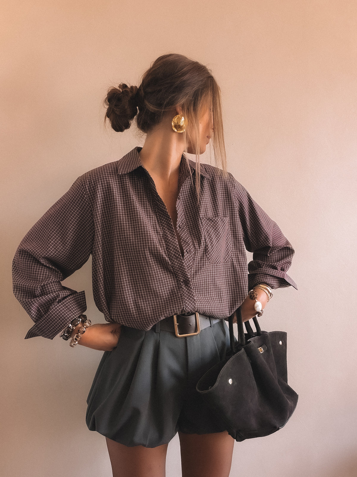 Short Zélie Taupe