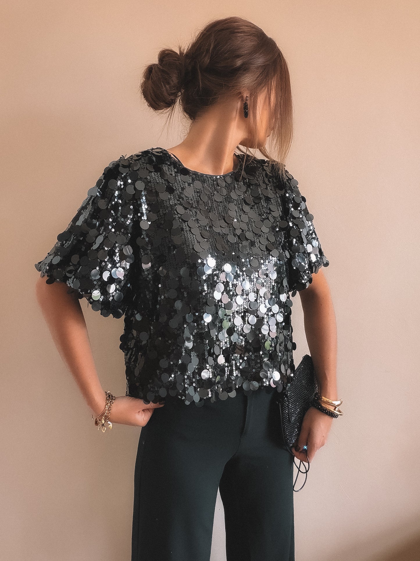 Top Neva Noir Dos nu