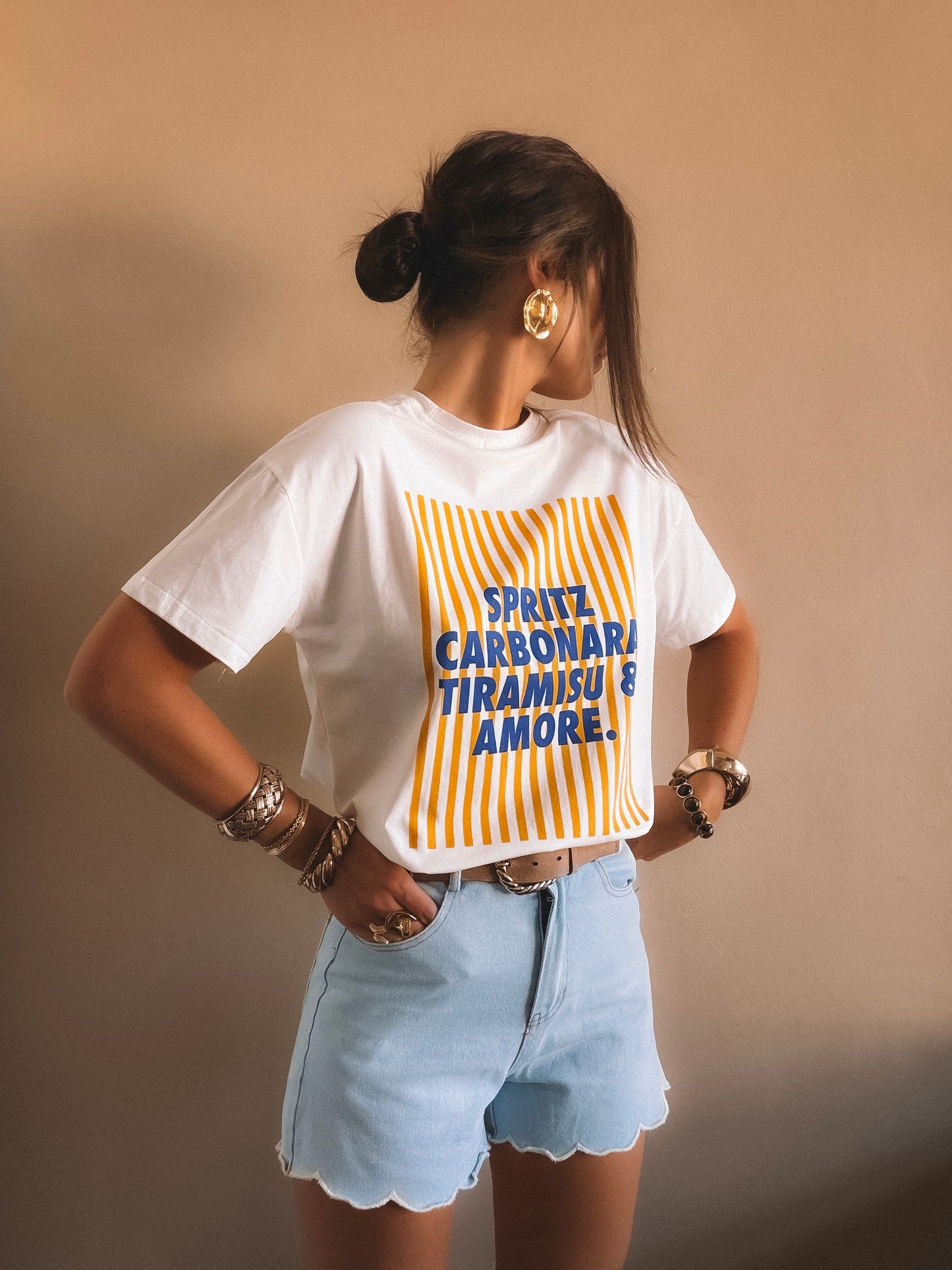 T-Shirt Roma à rayures