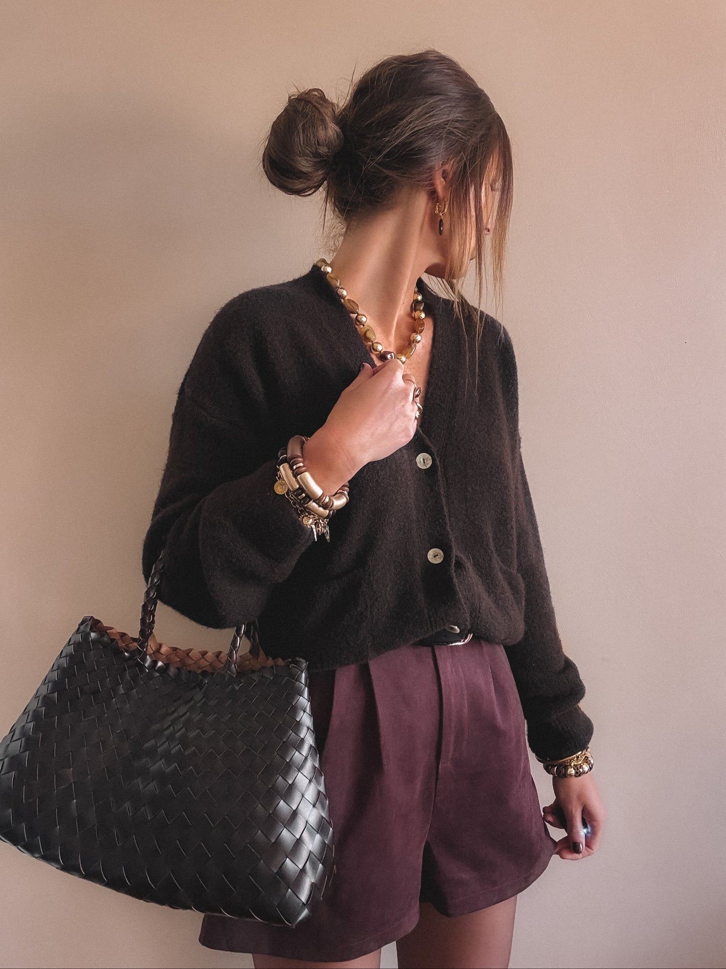 Short Livia Bordeaux