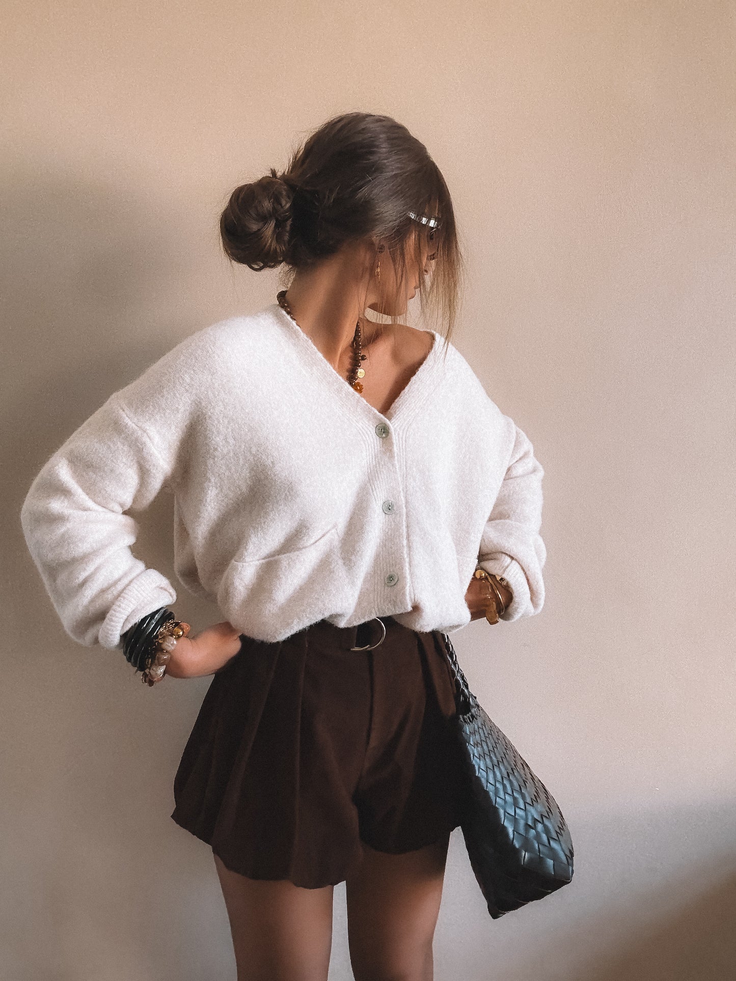 Short ballon ELYN marron