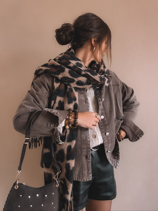 Veste en Jean Alix marron