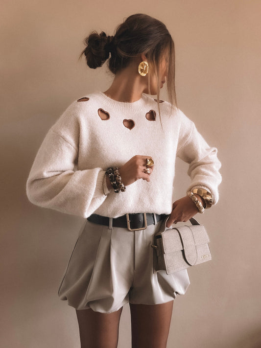 Short Zélie Beige