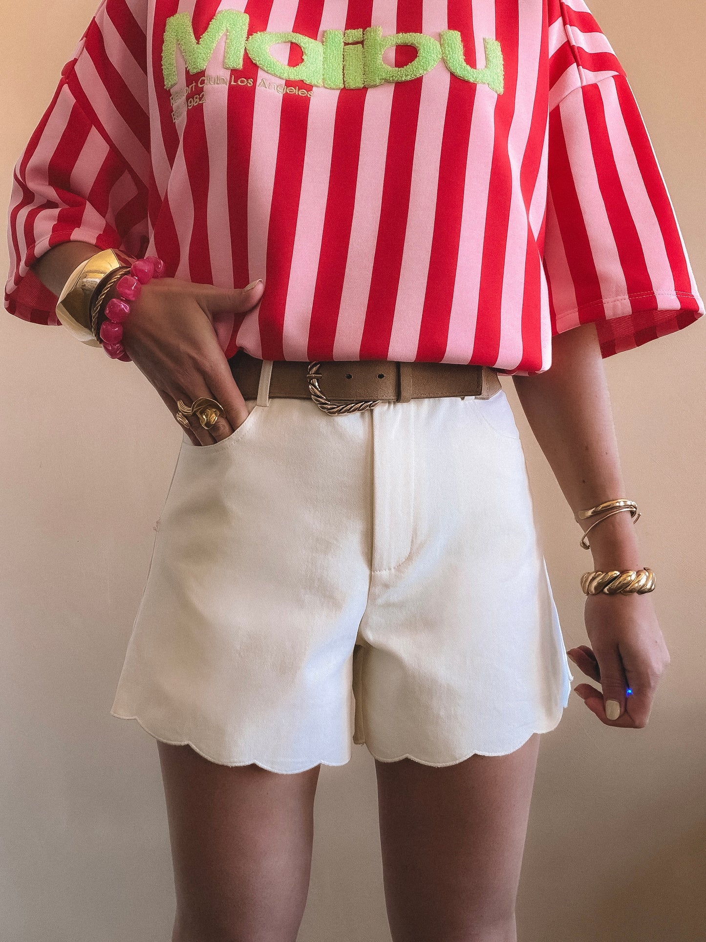 Short Camila Ecru