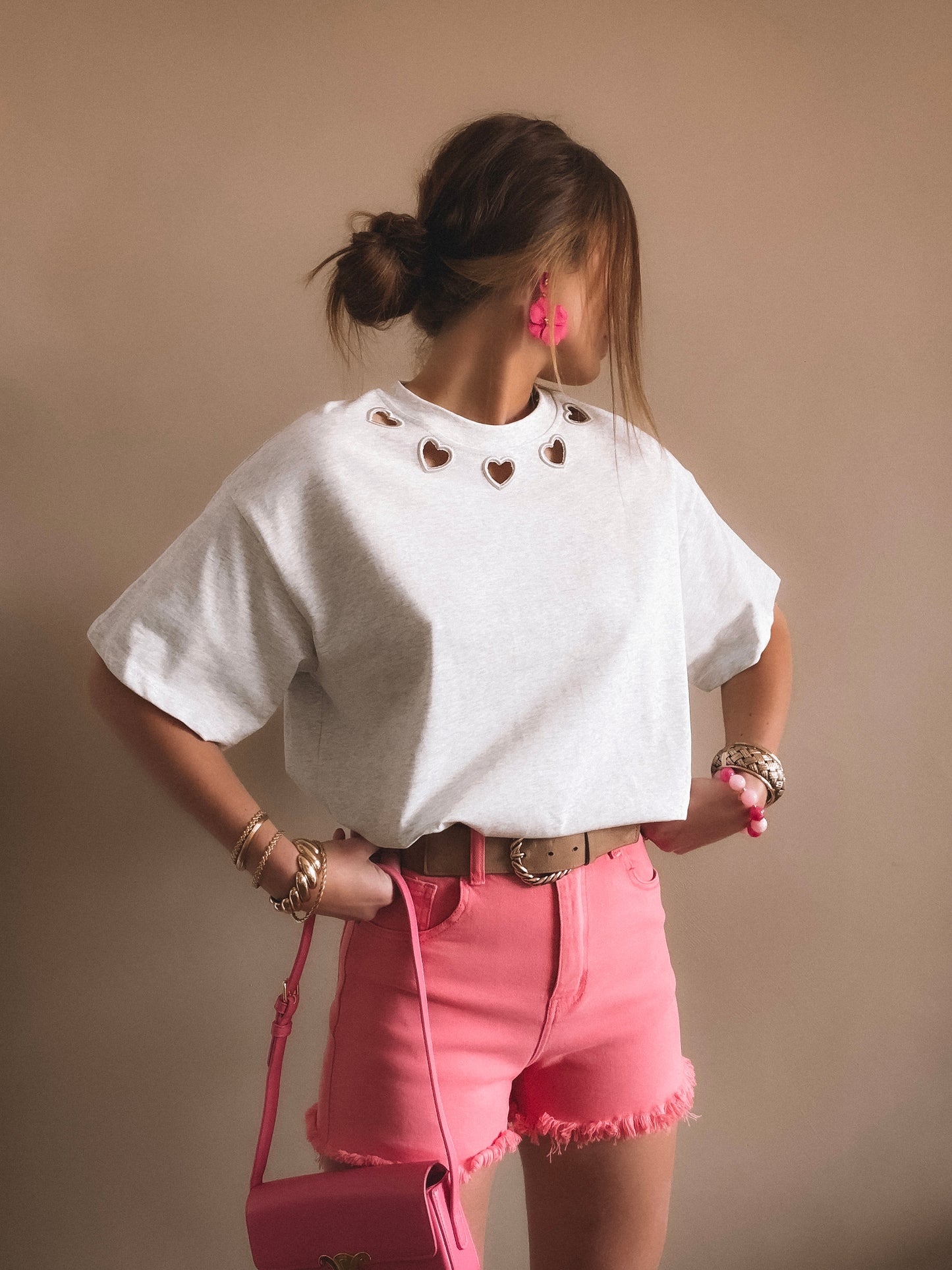 T-Shirt Luna Gris