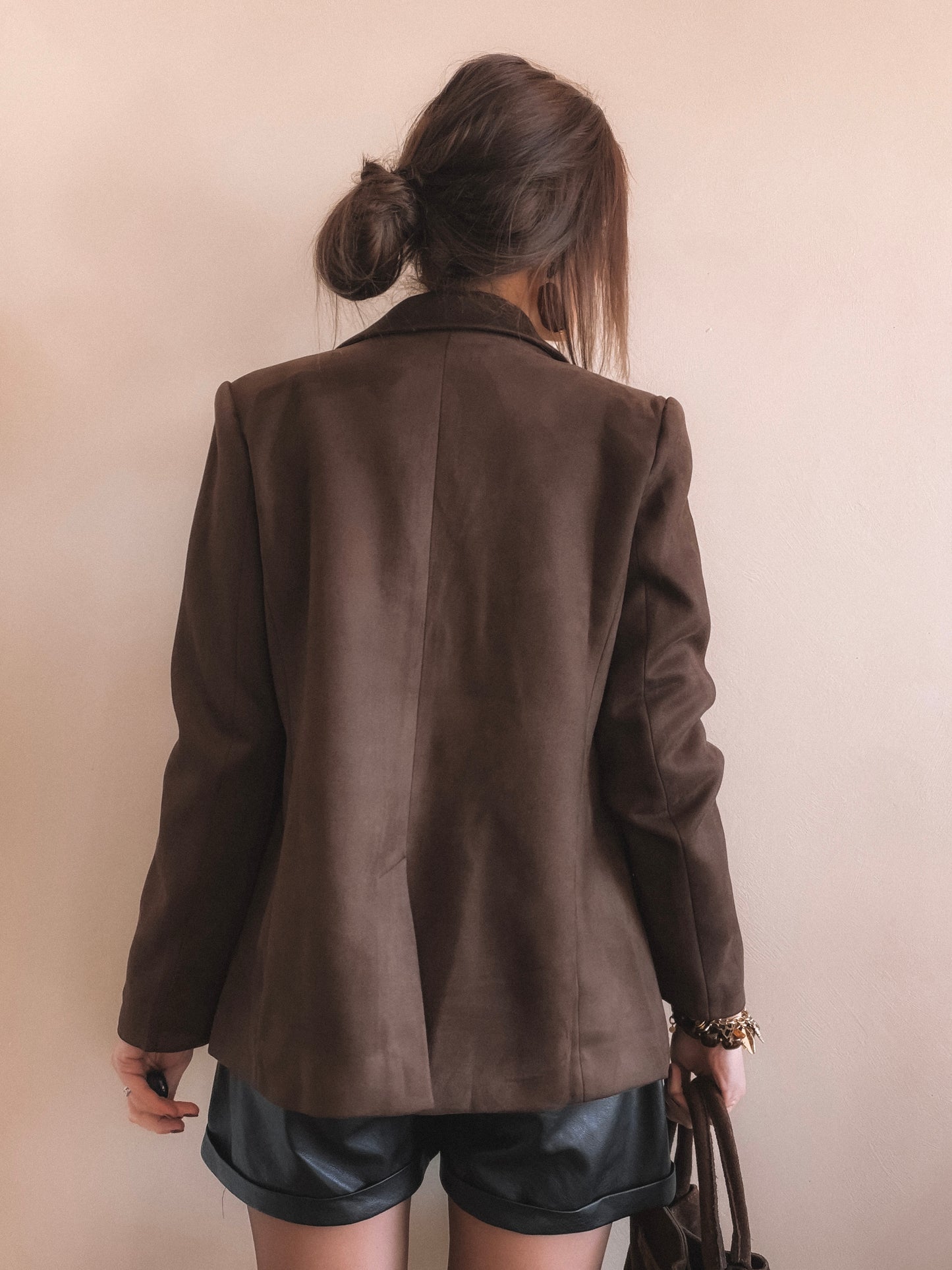 Blazer Néa Marron Suédine