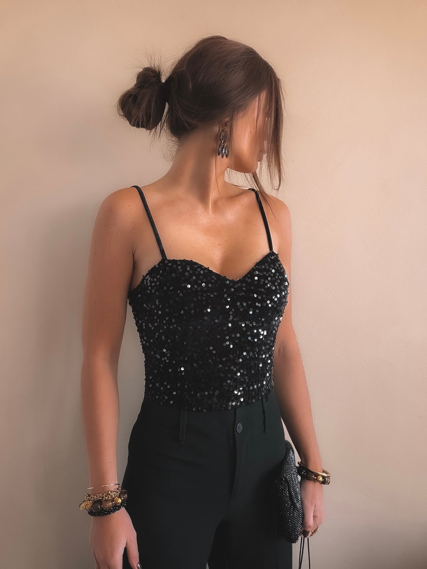 Body Louisa Sequins Noir