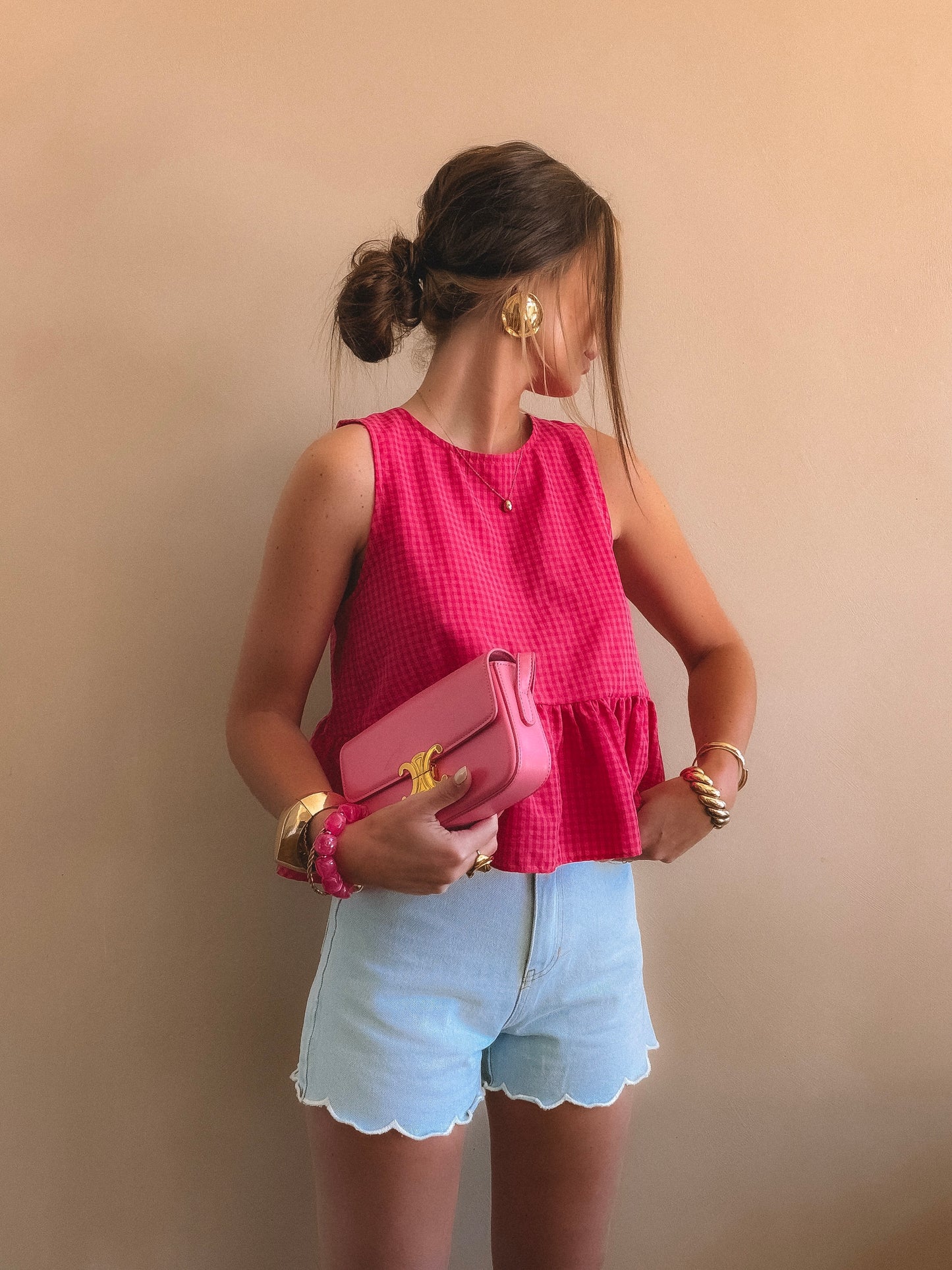Top Giulia Rose Dos ouvert