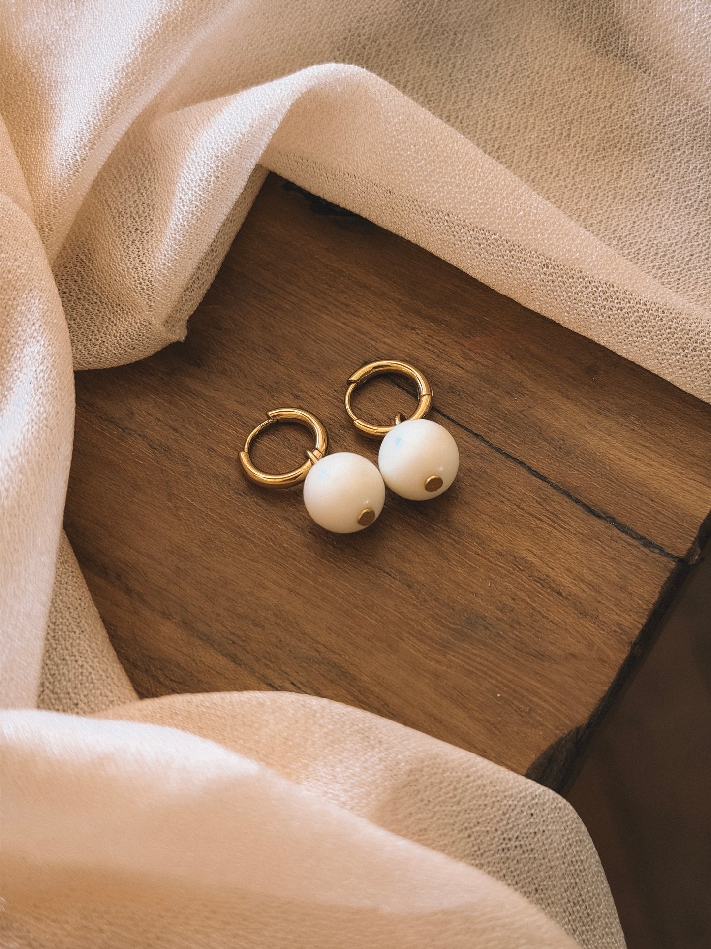 Boucles Léonie Ecru
