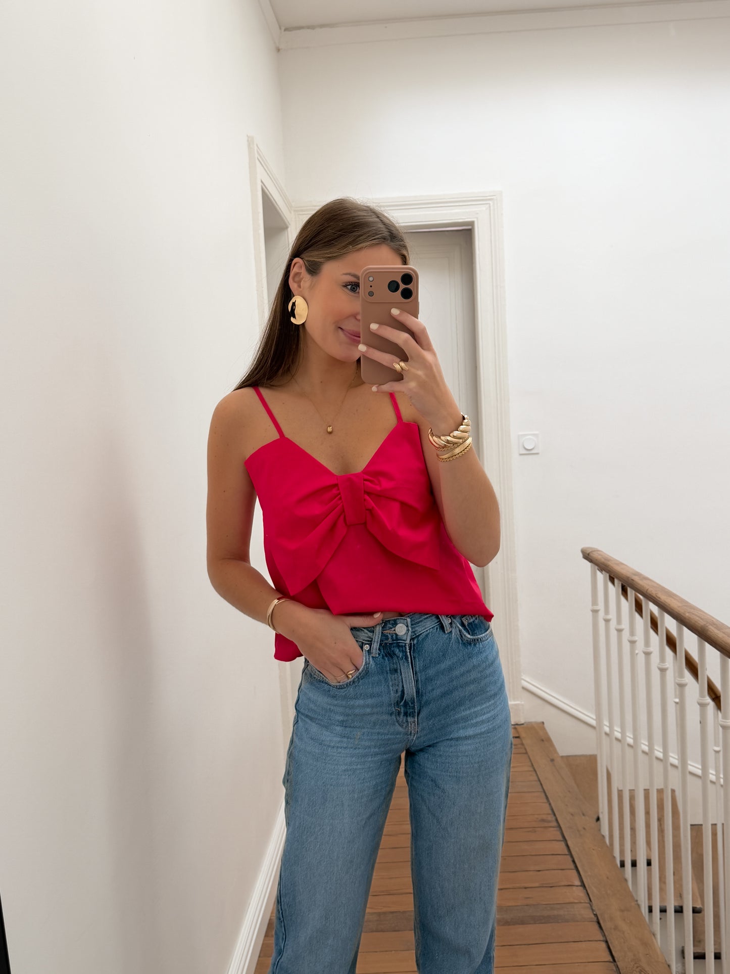 Top Léna Framboise