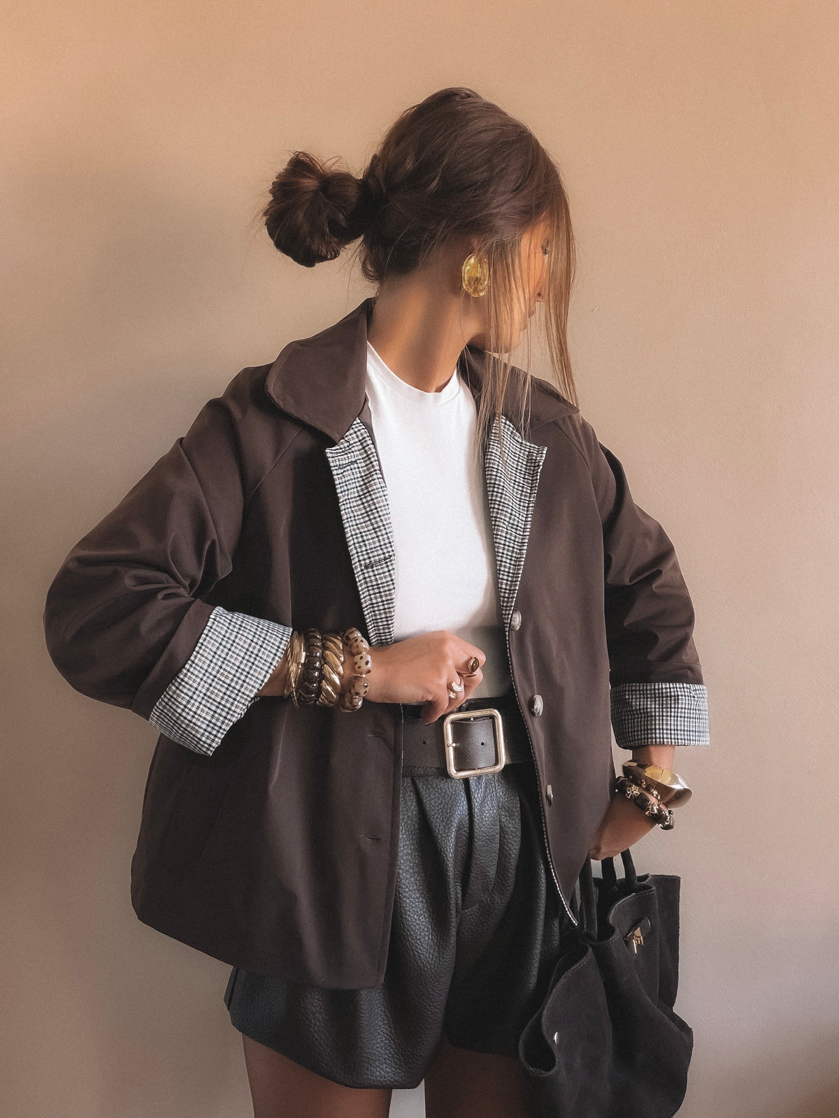 Trench Léonie Marron